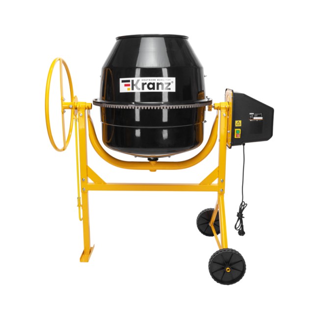 Бетоносмеситель KR-160, 700Вт, 160л, чугунный венец KRANZ Бетоносмеситель KR-160, 700Вт, 160л, чугунный венец KRANZ