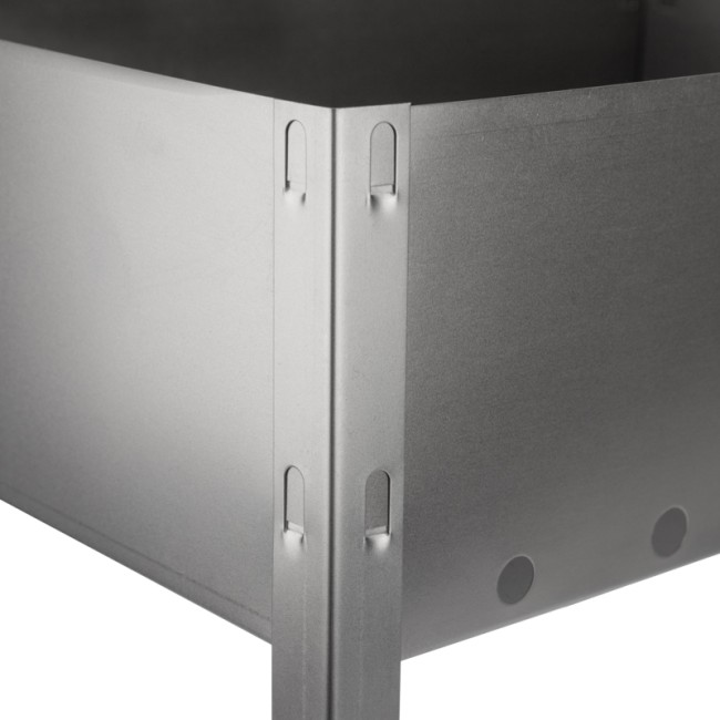 Мангал сборный Эконом 400х250х400мм, с 6 шампурами, в гофрированной картонной коробке СОКОЛ