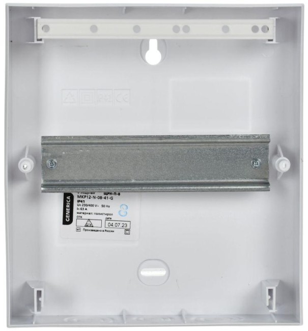 Бокс ЩРН-П-8 мод. навесной пластик IP41 GENERICA MKP12-N-08-41-G Бокс ЩРН-П-8 мод. навесной пластик IP41 GENERICA MKP12-N-08-41-G