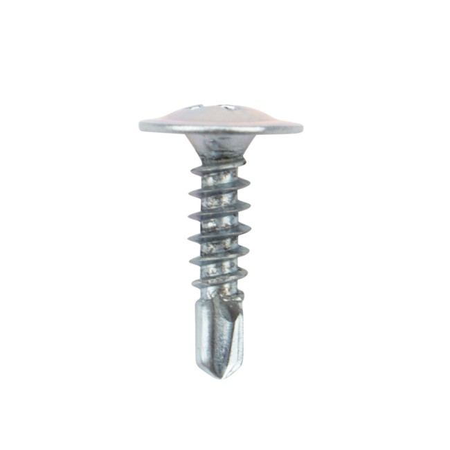 Саморез с прессшайбой ПШС сверло 4,2х16, пакет (1000 шт/уп) KRANZ