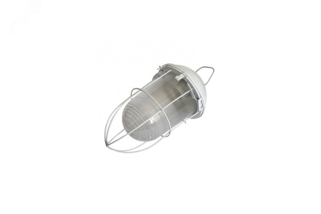 Светильник НСП 41-200-003 с решеткой Желудь сталь стекло IP54 E27 max 200Вт 185х345 белый