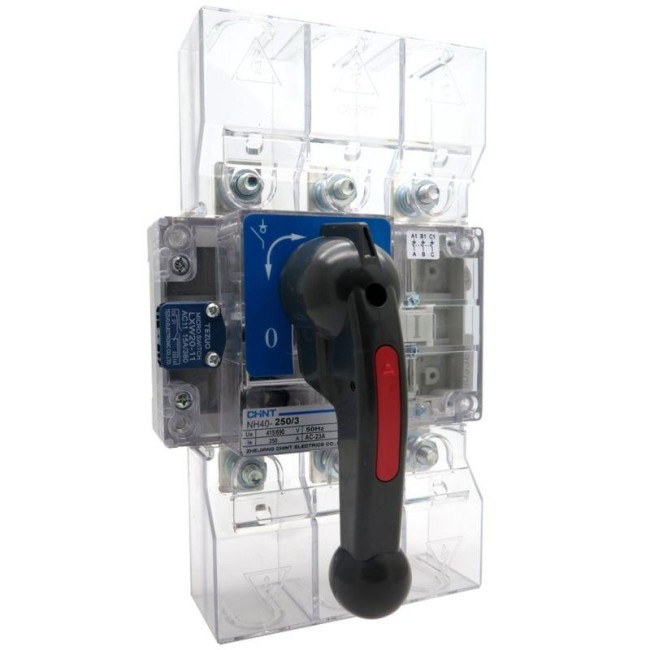 Выключатель-разъединитель 3п 315А стандарт. рукоятка управ. NH40-315/3 CHINT 393265 Выключатель-разъединитель 3п 315А стандарт. рукоятка управ. NH40-315/3 CHINT 393265