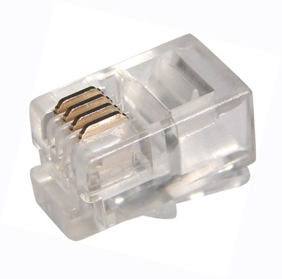 Разъем телефонный UTP RJ-9 (4P4C), CAT 3 PROconnect 