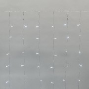 Гирлянда Дождь светодиодный 2х3м, эффект мерцания, прозрачный провод, IP44, 230В, диоды БЕЛЫЕ, 300LED NEON-NIGHT Гирлянда Дождь светодиодный 2х3м, эффект мерцания, прозрачный провод, IP44, 230В, диоды БЕЛЫЕ, 300LED NEON-NIGHT