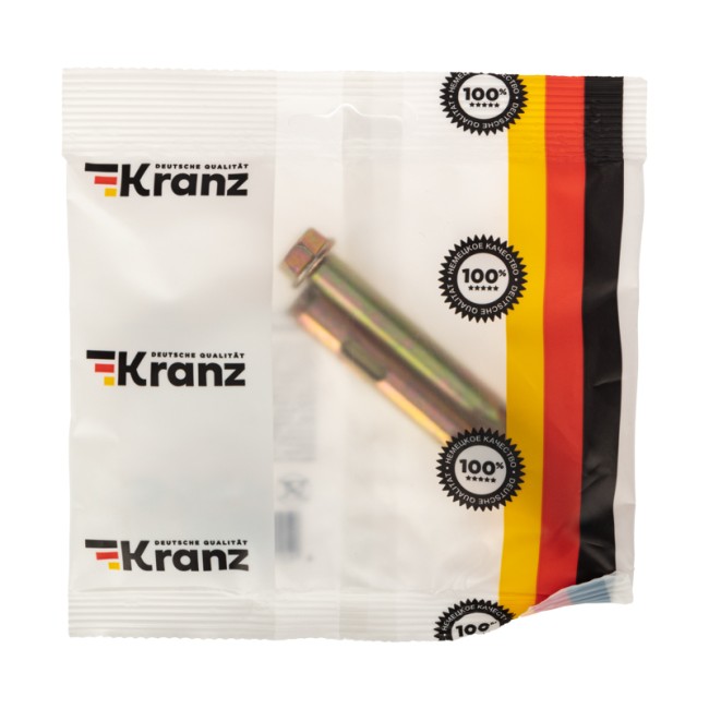 Болт анкерный  с гайкой 10х97 пакет (2 шт/уп) KRANZ