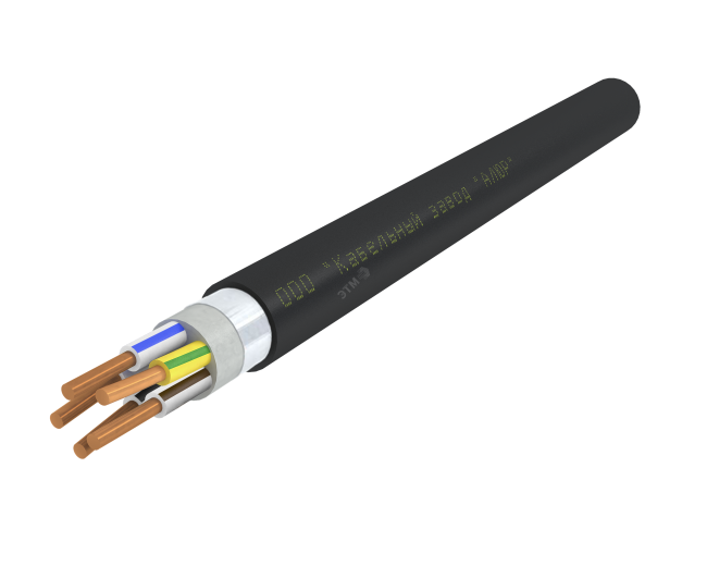 Кабель силовой ВВГЭанг(А)-LS 5х2.5 ок(N.PE)-1 Ч. бар