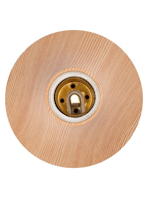 Патрон-основание, керамический E27, "ЭКО" сосна TDM Патрон-основание, керамический E27, "ЭКО" сосна TDM