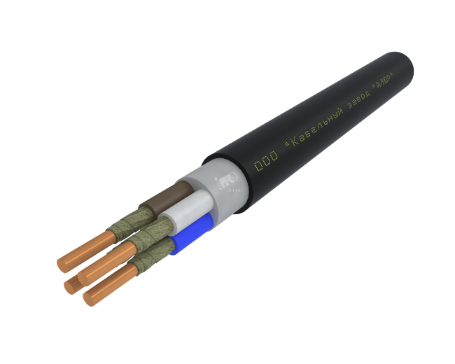 Кабель силовой ВВГнг(А)-FRLSLTx 4х16 ок(PE)-0.66 черный барабан
