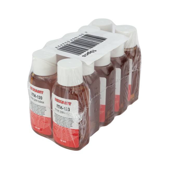 Флюс для пайки, ЛТИ-120, 30мл, флакон REXANT