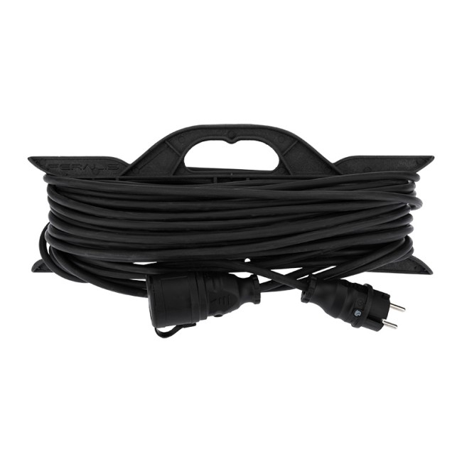 Удлинитель-шнур на рамке REXANT КГ 3х1.5, 30 м, морозостойкий, с/з, 16 А, 3500 Вт, IP44 (Сделано в России)