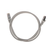 Патч-корд F/UTP, CAT 5e, RJ45-RJ45, 26AWG, LSZH, серый, 1м REXANT Патч-корд F/UTP, CAT 5e, RJ45-RJ45, 26AWG, LSZH, серый, 1м REXANT