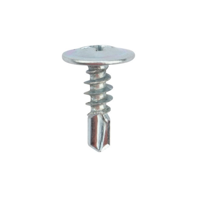 Саморез с прессшайбой ПШС сверло 4,2х13, пакет (1000 шт/уп) KRANZ