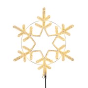 Фигура Снежинка цвет ТЕПЛЫЙ БЕЛЫЙ, размер 55x55 см NEON-NIGHT Фигура Снежинка цвет ТЕПЛЫЙ БЕЛЫЙ, размер 55x55 см NEON-NIGHT