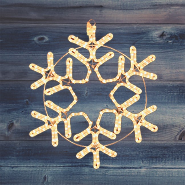 Фигура Снежинка цвет ТЕПЛЫЙ БЕЛЫЙ, размер 55x55 см NEON-NIGHT Фигура Снежинка цвет ТЕПЛЫЙ БЕЛЫЙ, размер 55x55 см NEON-NIGHT