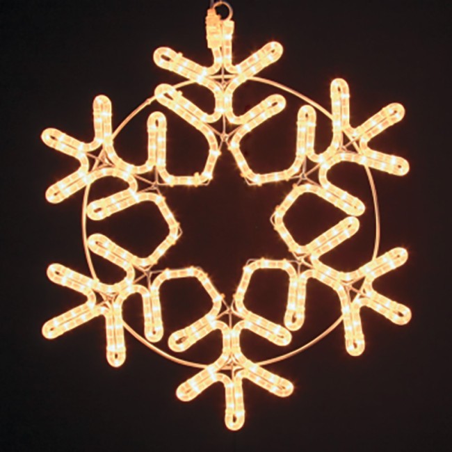 Фигура Снежинка цвет ТЕПЛЫЙ БЕЛЫЙ, размер 55x55 см NEON-NIGHT Фигура Снежинка цвет ТЕПЛЫЙ БЕЛЫЙ, размер 55x55 см NEON-NIGHT