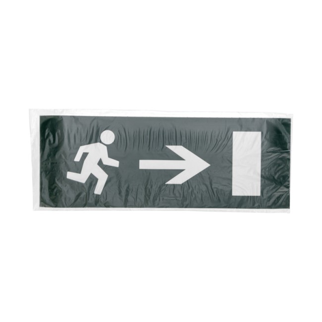 Наклейка для аварийного светильника "ВЫХОД  ВПРАВО" REXANT 
