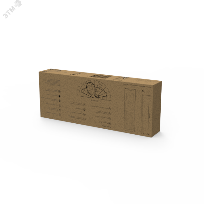 Светильник светодиодный уличный ДКУ-80Вт 8000 Лм 3000K 190-250V КСС Ш Avenue Gauss