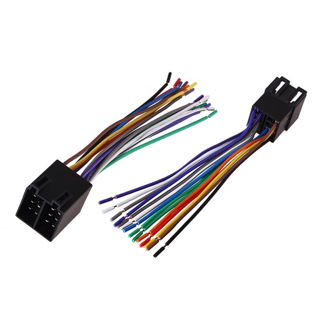 Разъем для автомагнитолы "Евро" ISO, штекер сдвоенный, (1шт.)  REXANT