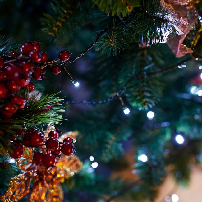 Гирлянда Твинкл-Лайт 20 м, темно-зеленый ПВХ, 160 LED, цвет белый Гирлянда Твинкл-Лайт 20 м, темно-зеленый ПВХ, 160 LED, цвет белый