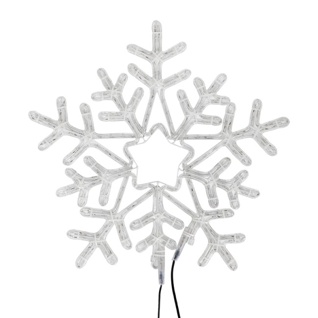 Фигура световая Снежинка цвет белая/синяя, размер 60x60 см, с контроллером NEON-NIGHT Фигура световая Снежинка цвет белая/синяя, размер 60x60 см, с контроллером NEON-NIGHT