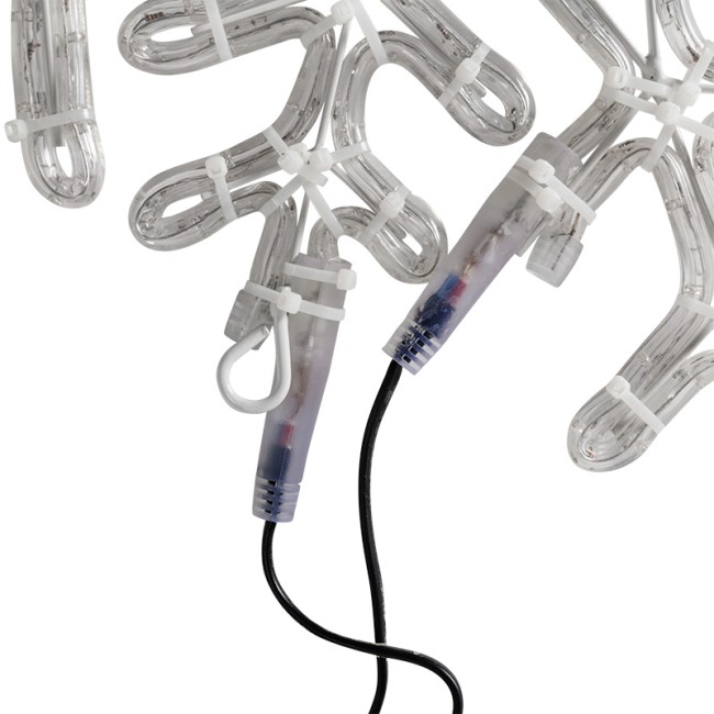 Фигура световая Снежинка цвет белая/синяя, размер 60x60 см, с контроллером NEON-NIGHT Фигура световая Снежинка цвет белая/синяя, размер 60x60 см, с контроллером NEON-NIGHT