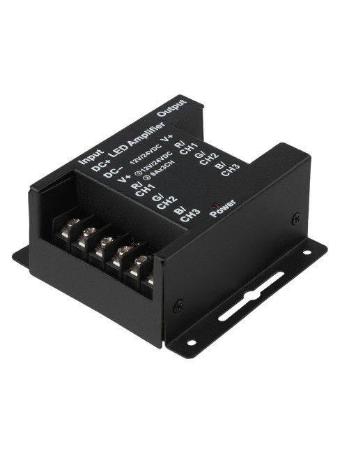 Усилитель для светодиодных лент и модулей RGB-12В-24А-288Вт-IP20, 3 канала, TDM 