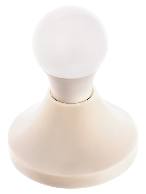 Патрон-основание, керамический E27, слоновая кость TDM Патрон-основание, керамический E27, слоновая кость TDM