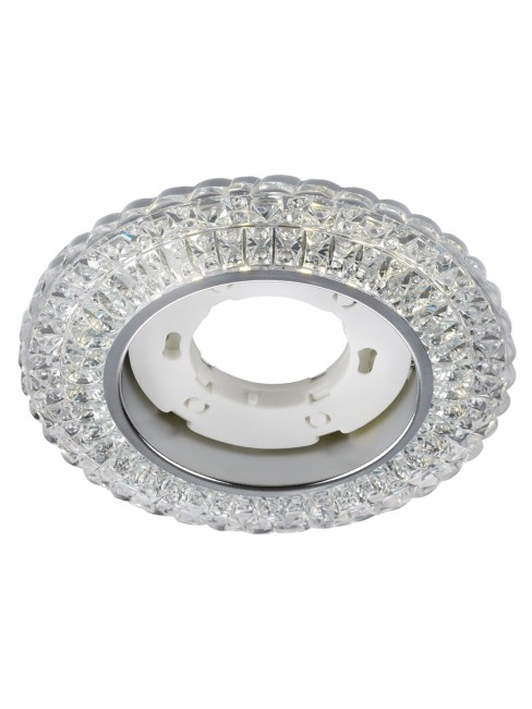 Светильник встраиваемый СВ 03-14 GX53 230В LED подсветка 5 Вт зеркальный/хром TDM Светильник встраиваемый СВ 03-14 GX53 230В LED подсветка 5 Вт зеркальный/хром TDM