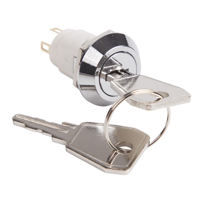 Переключатель ключ Ø16 250V 2А (3с) ON-ON (K16-05) REXANT Переключатель ключ Ø16 250V 2А (3с) ON-ON (K16-05) REXANT