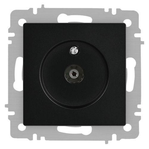Розетка телевизионная одиночная TV СП Accent 6-301-05 IP20 антрацит Intro Розетка телевизионная одиночная TV СП Accent 6-301-05 IP20 антрацит Intro