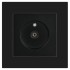 Розетка телевизионная одиночная TV СП Accent 6-301-05 IP20 антрацит Intro Розетка телевизионная одиночная TV СП Accent 6-301-05 IP20 антрацит Intro