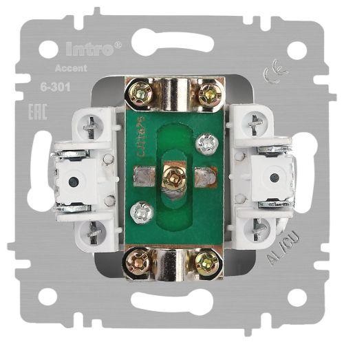 Розетка телевизионная одиночная TV СП Accent 6-301-05 IP20 антрацит Intro Розетка телевизионная одиночная TV СП Accent 6-301-05 IP20 антрацит Intro