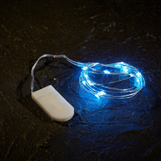 Гирлянда Роса, 2 м, 20 диодов, цвет голубой, тонкий батарейный блок Гирлянда Роса, 2 м, 20 диодов, цвет голубой, тонкий батарейный блок