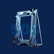 Декоративная фотозона Кристальная 261 см Декоративная фотозона Кристальная 261 см