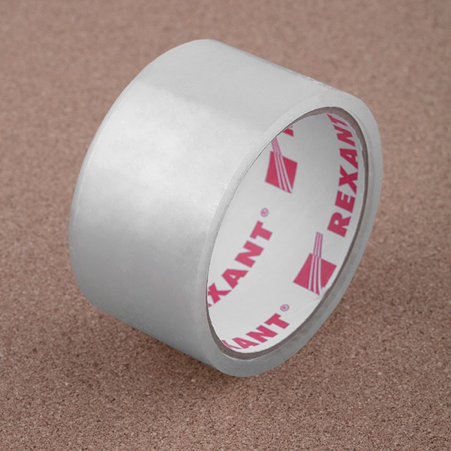 Скотч упаковочный 48 мм х 50 мкм, прозрачный, (рулон 36 м) REXANT