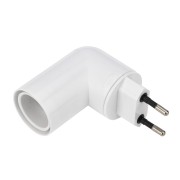 Переходник-светильник для крепления в штепсельной сетевой розетке переходник цокольный AC 220В-Е14 с выключателем REXANT Переходник-светильник для крепления в штепсельной сетевой розетке переходник цокольный AC 220В-Е14 с выключателем REXANT