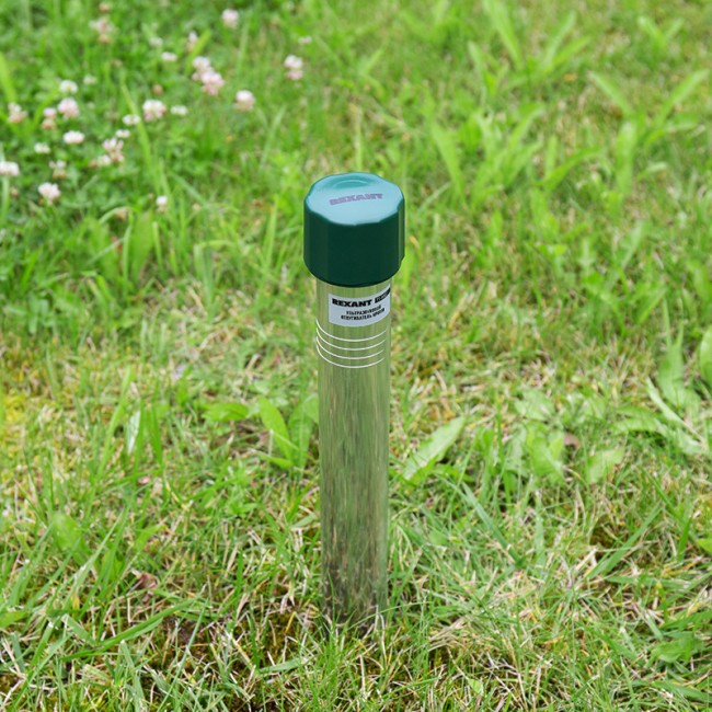 Ультразвуковой отпугиватель кротов R 35м, металл REXANT Ультразвуковой отпугиватель кротов R 35м, металл REXANT