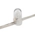Гирлянда LED Клип-лайт 12 V, прозрачный ПВХ, 150 мм, цвет диодов белый