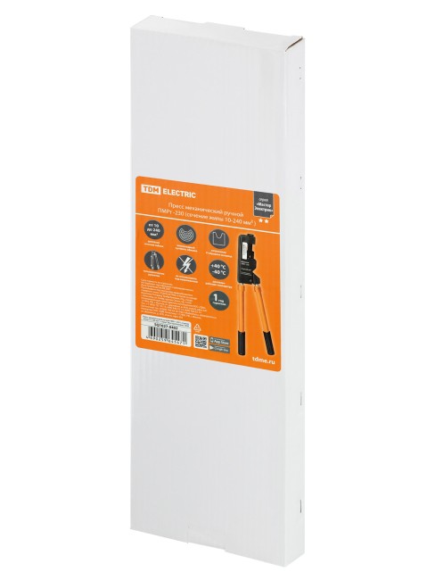 Пресс механический ручной ПМРт -230 ( сечение жилы 10-240 мм² ), серия "МастерЭлектрик" TDM Пресс механический ручной ПМРт -230 ( сечение жилы 10-240 мм² ), серия "МастерЭлектрик" TDM