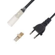 Установочный набор для дюралайта 3W ∅13мм (коннектор с иголкой, выпрямитель, заглушка), до 100м Установочный набор для дюралайта 3W ∅13мм (коннектор с иголкой, выпрямитель, заглушка), до 100м