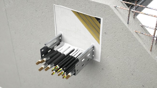Плита из минерального волокна с огнестойким покрытием 1000х500х52