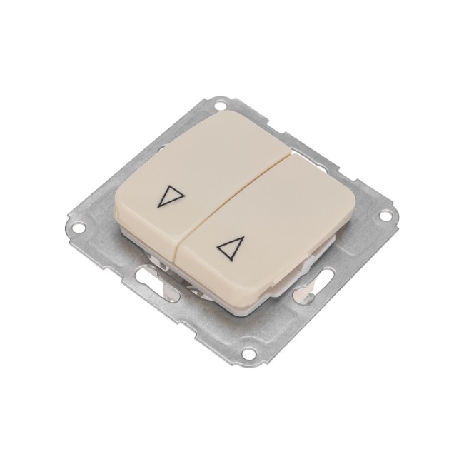 DEA Выключатель для жалюзи 2кл с/у 10А мех. Беж KRANZ DEA Выключатель для жалюзи 2кл с/у 10А мех. Беж KRANZ