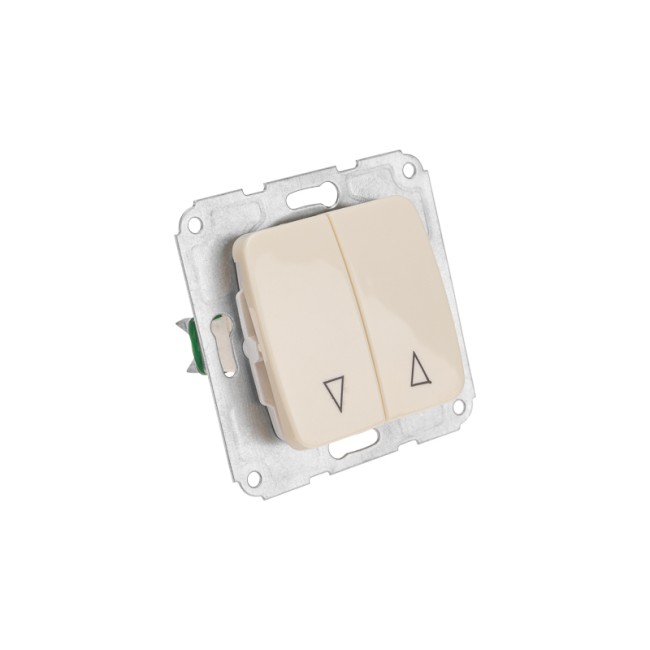 DEA Выключатель для жалюзи 2кл с/у 10А мех. Беж KRANZ DEA Выключатель для жалюзи 2кл с/у 10А мех. Беж KRANZ