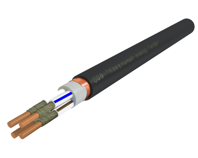 Кабель силовой ВВГЭнг(А)-FRLS 4х10.0 ок(N)-1 Ч. бар