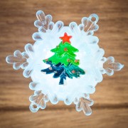 Елочка на снежинке RGB 5,5x5,5 см Елочка на снежинке RGB 5,5x5,5 см