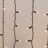 Гирлянда Светодиодный Дождь 2х0,8м, 160 LED ТЕПЛЫЙ БЕЛЫЙ, черный ПВХ, IP65, постоянное свечение, 230В соединяется NEON-NIGHT (нужен шнур питания 303-500)