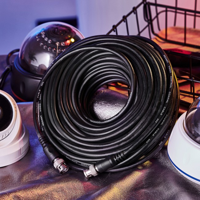 Кабель соединительный BNC - BNC, длина 20 метров REXANT Кабель соединительный BNC - BNC, длина 20 метров REXANT