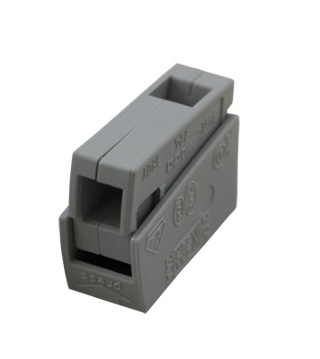 224-101 Клемма для осветительного оборудования  (1,0-2,5)/(0,5-2,5) мм², серая (100 шт./уп.) WAGO