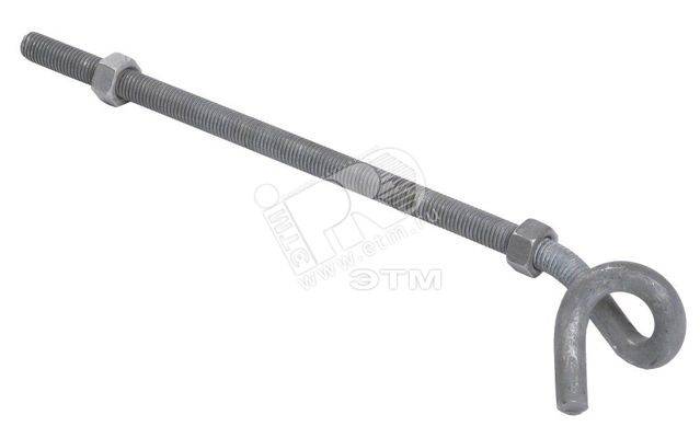 Крюк спиральный КСА12-250/200