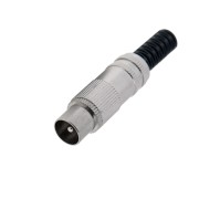 TV-разъем штекер никелированный без пайки REXANT TV-разъем штекер никелированный без пайки REXANT